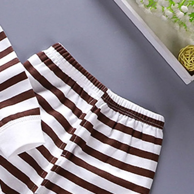 2-piece Stripes Pajamas & Pants for Children Boy