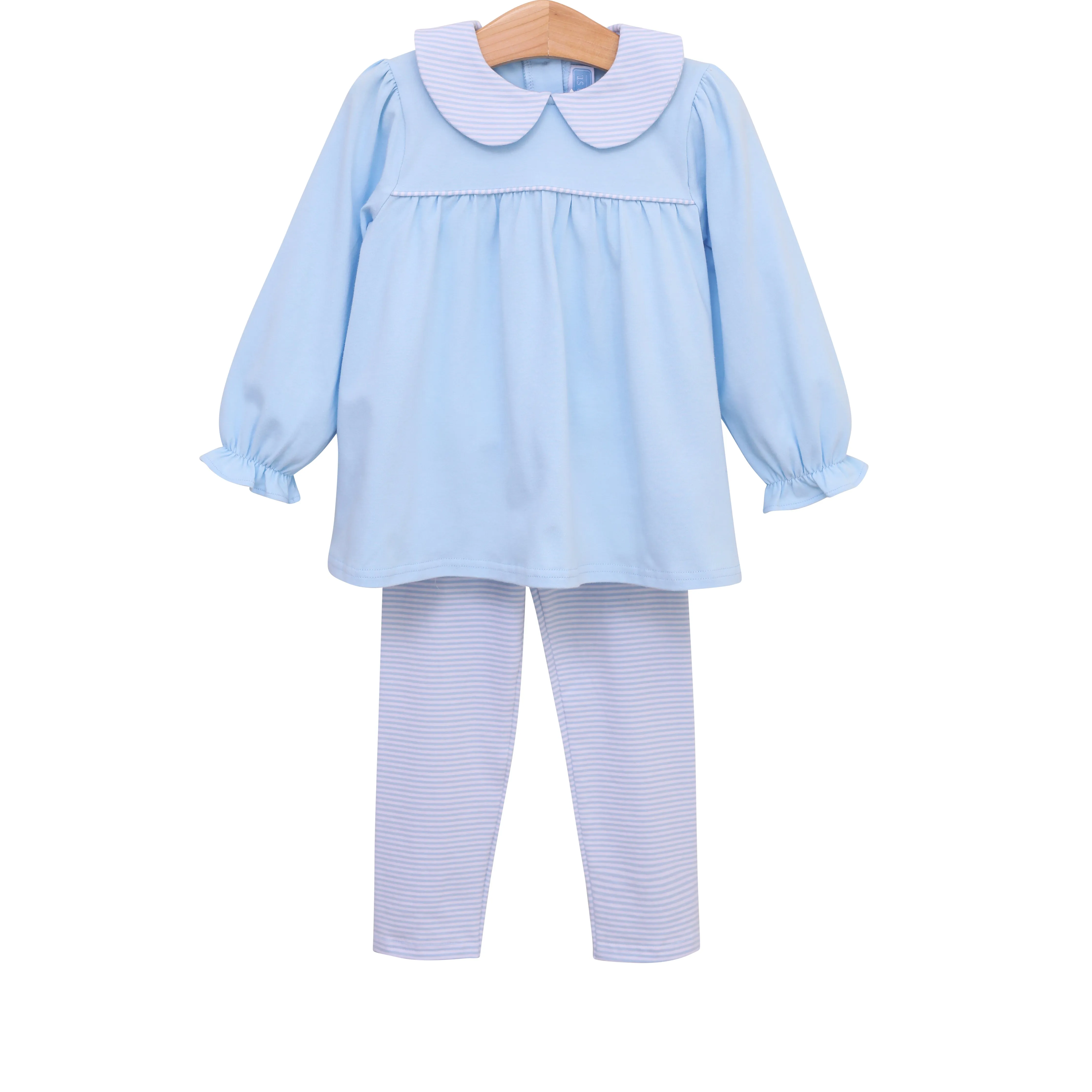 Abigail Pants Set- Light Blue