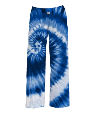 Blue & White Tie Dye Lounge Pants