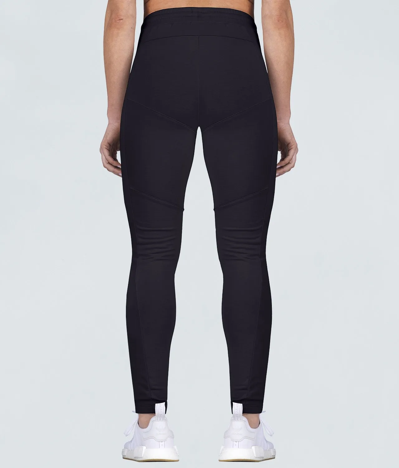 Born Tough Contoured Black Running Tracksuit Jogger Leggings for Women