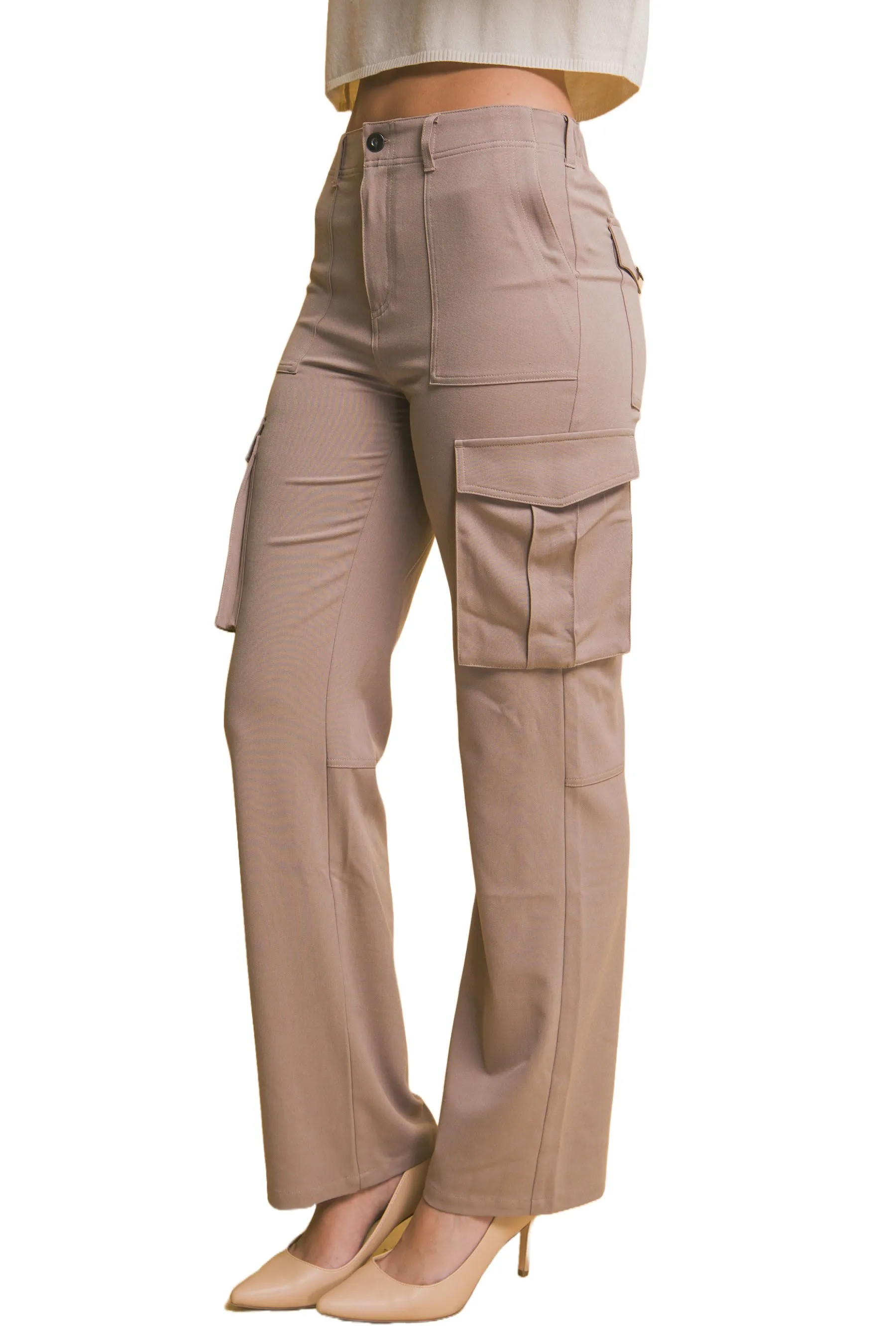 Caitlin Patch Pocket Cargo Pants