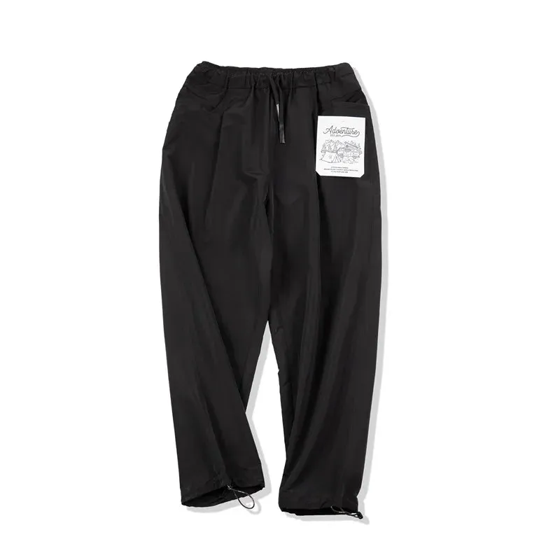 Casual Memory Fiber Wide Leg Pants - Straight Breathable Trousers