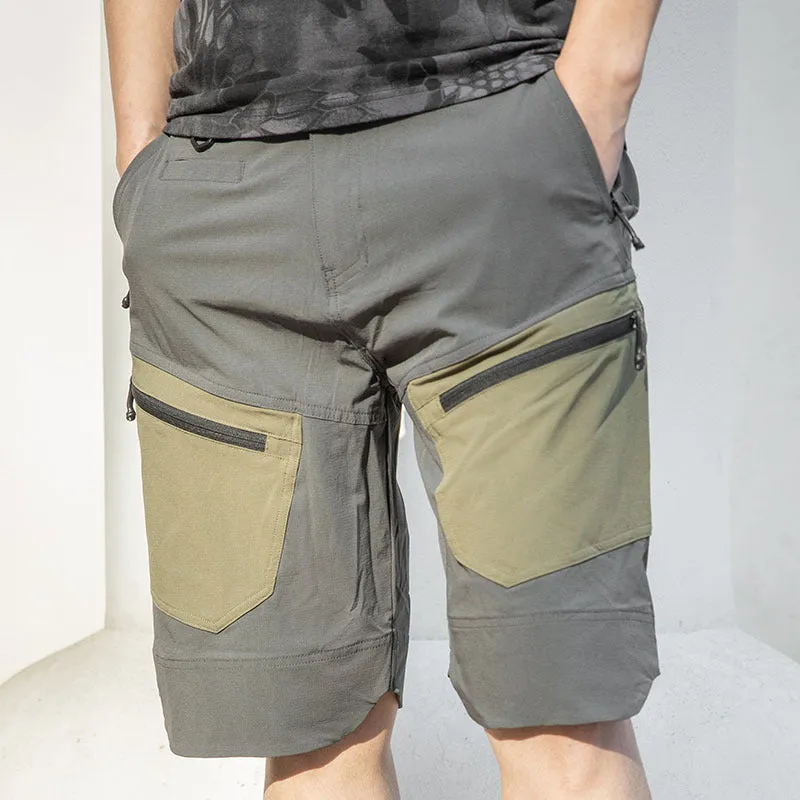 CASUAL WEAR-RESISTANT MULTI POCKET BREATHABLE AND QUICK DRYING CARGO SHORTS