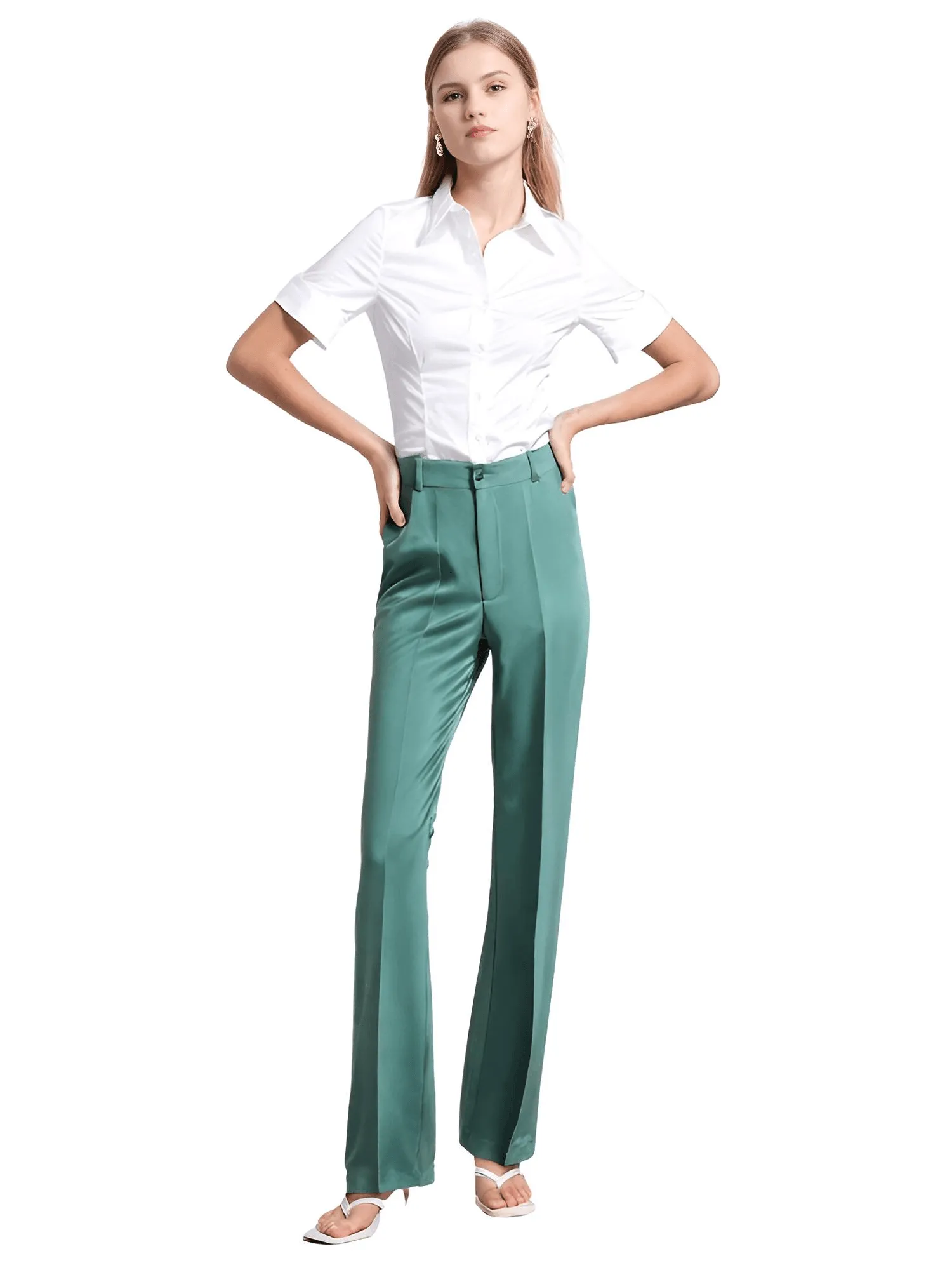 Chic Fashion Office Wear Dressy Pants For Women