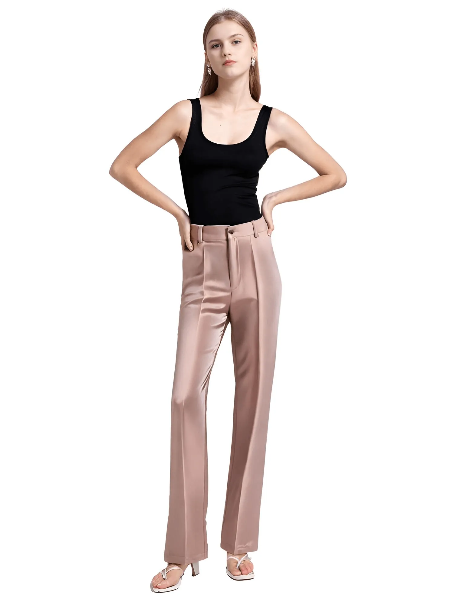 Chic Fashion Office Wear Dressy Pants For Women