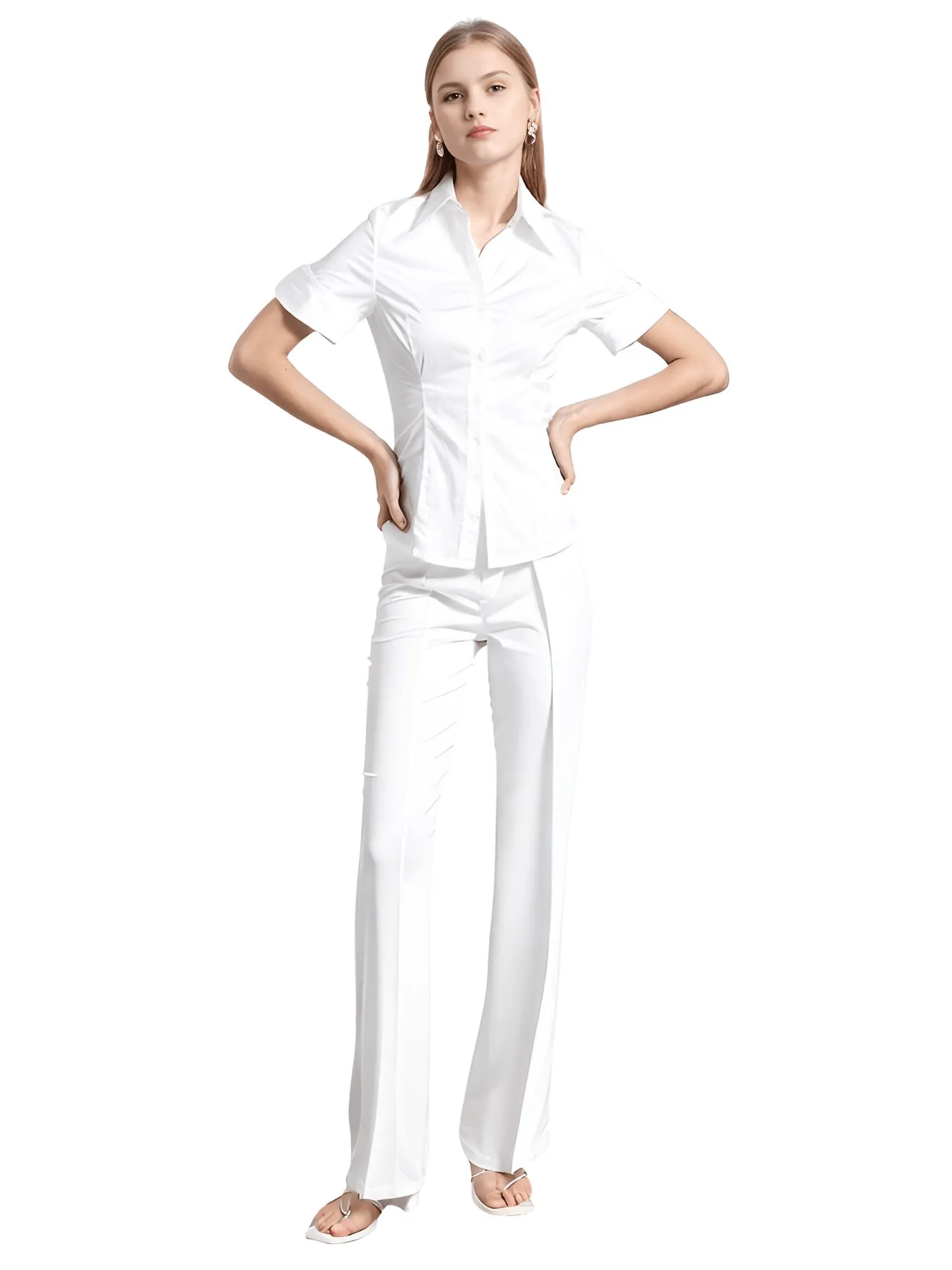 Chic Fashion Office Wear Dressy Pants For Women