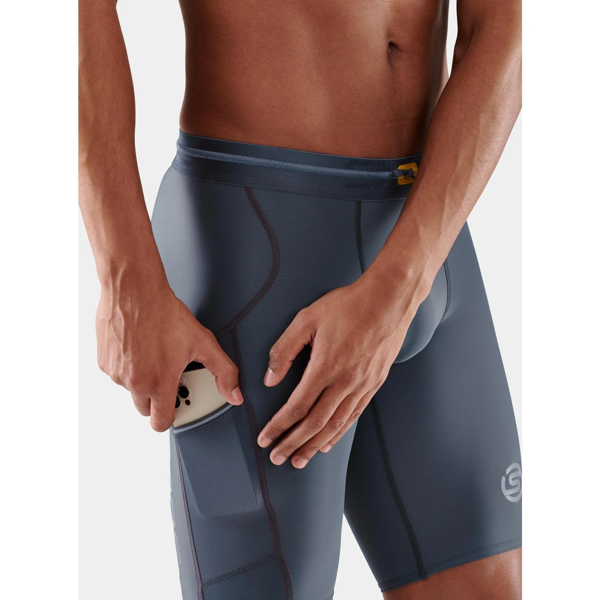 Compression pants S3 Tights SKINS, dark blue