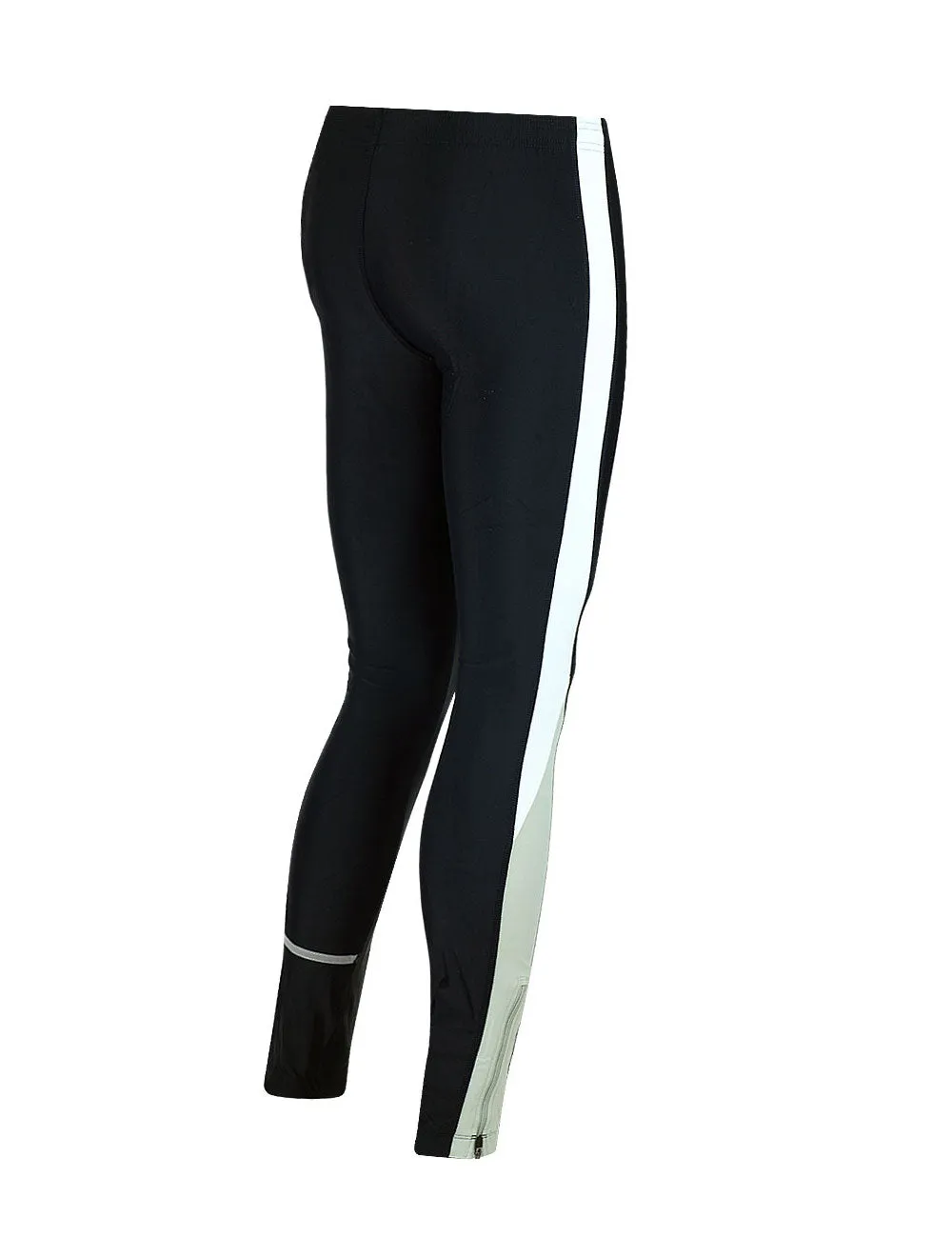 Damen Laufhose Tight Lang Schwarz