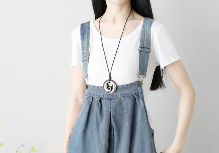 Denim Loose Casual Summer Denim Overall Loose Women Jumpsuits CNHK07151