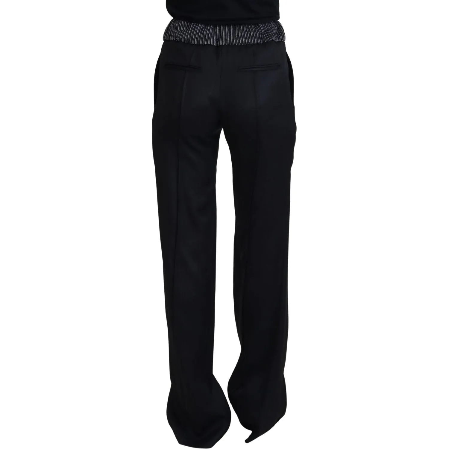 Dolce & Gabbana Elegant Black Cotton Pants