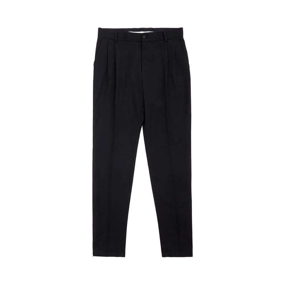 Dolce & Gabbana Elegant Polyester Black Pants for Men