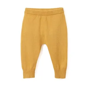 Elegant Baby Mustard Knit Pants