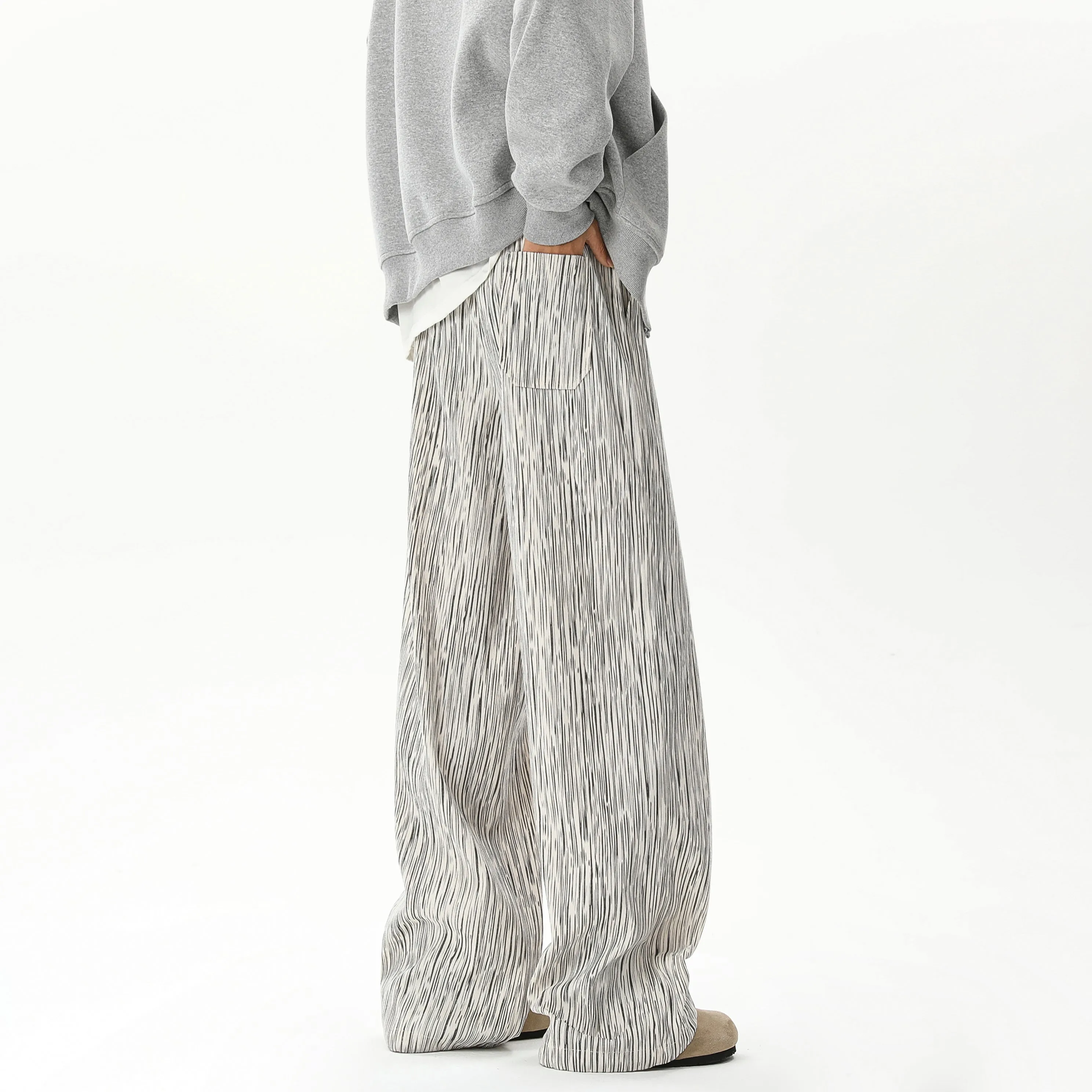 Faire Echo Autumn Winter Textured Loose Pants