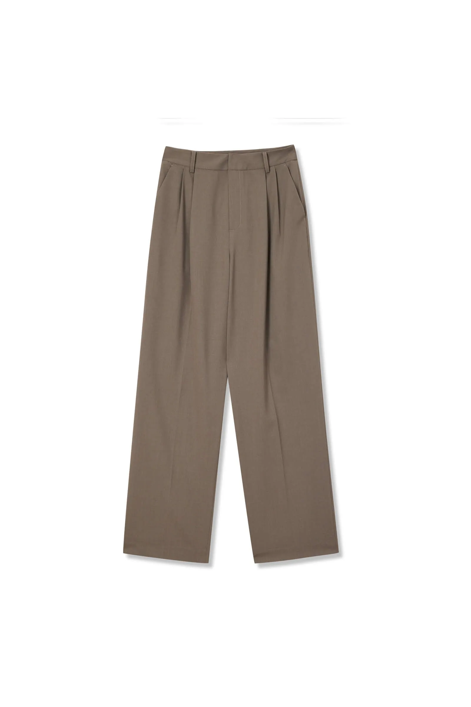 Flattering Straight-Leg Casual Trousers