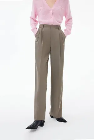 Flattering Straight-Leg Casual Trousers