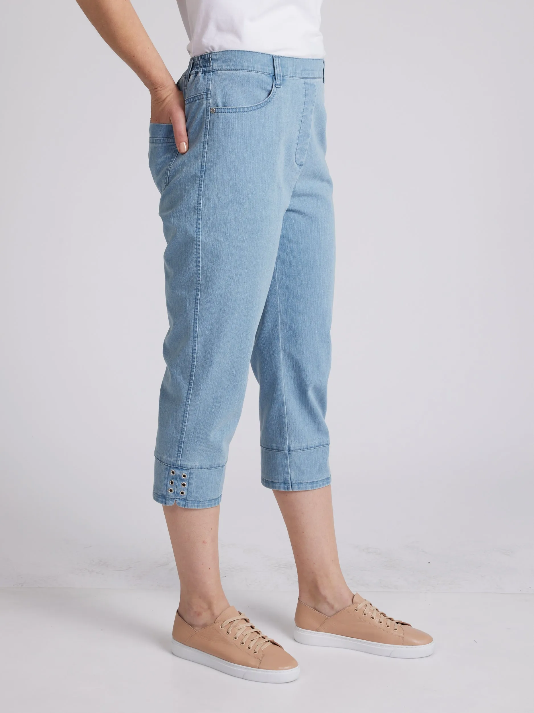 Heritage Denim 3/4 Length Pant