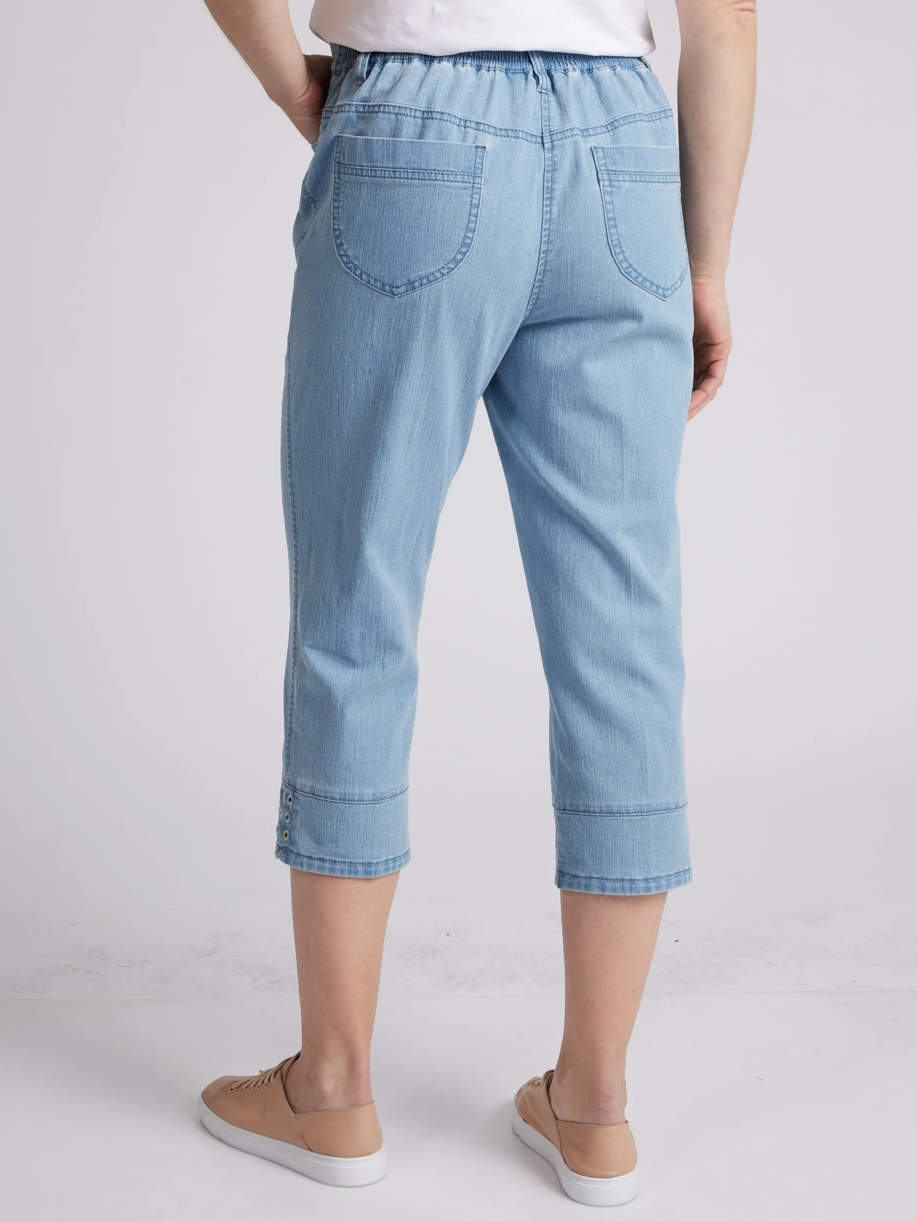 Heritage Denim 3/4 Length Pant