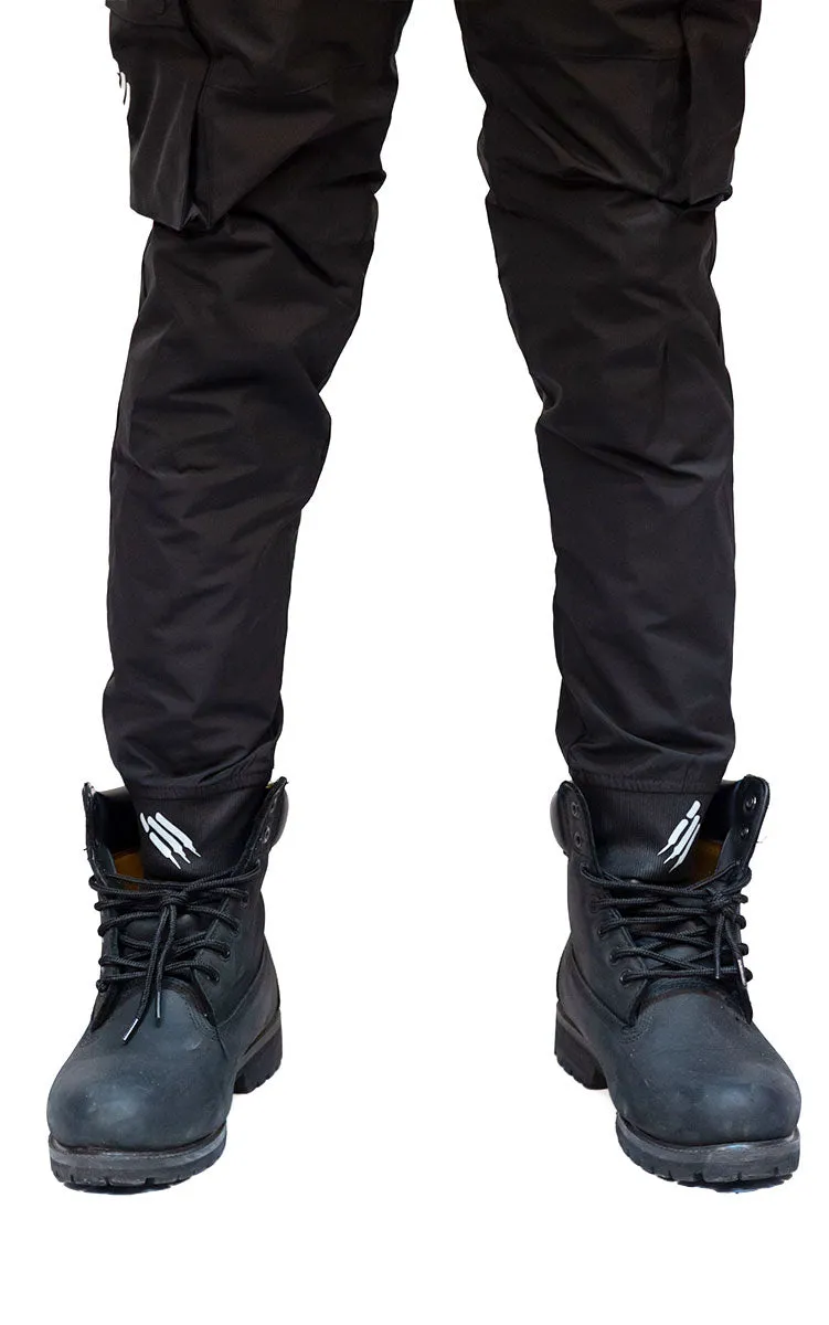 iLLionaire Reflective Cargo Jogger Pants BLACK