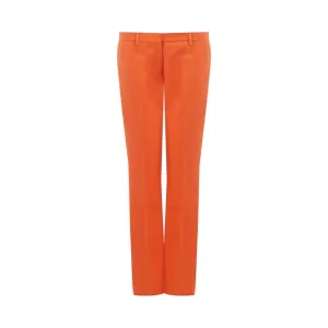 Lardini Elegant Cotton Orange Pants