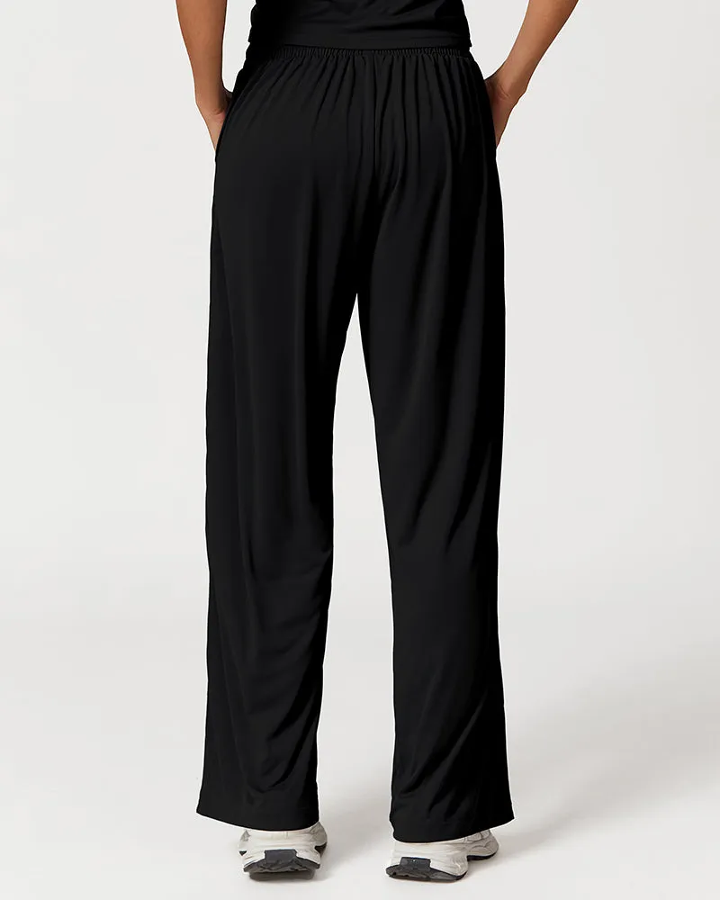 Lightweight Wide Leg Sports Pants