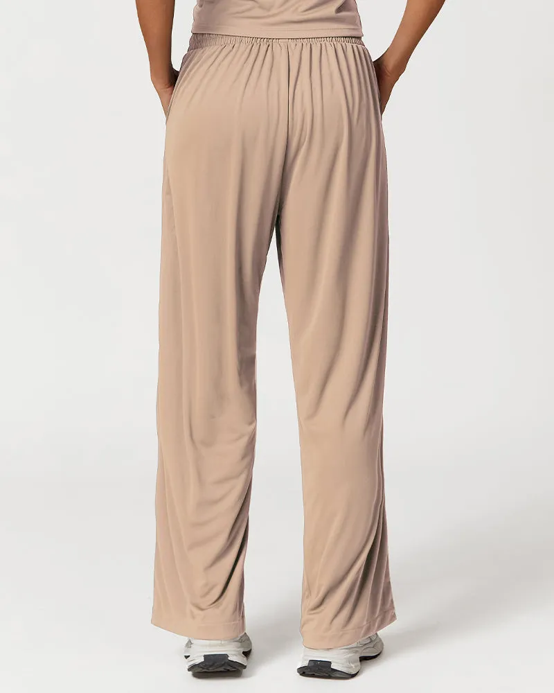 Lightweight Wide Leg Sports Pants