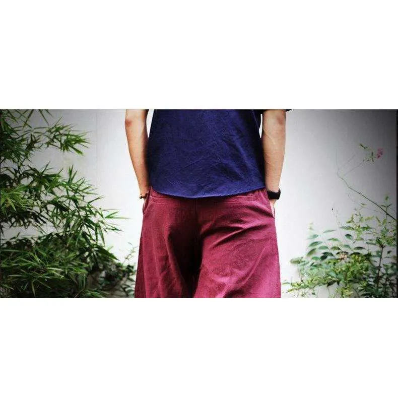 Linen Loose Harem Pants