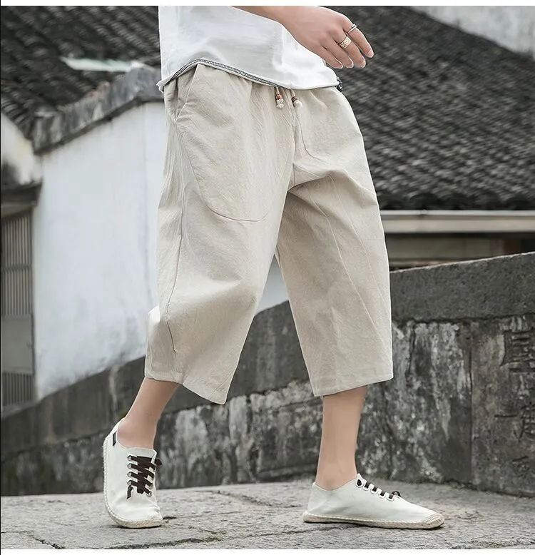 Linen Loose Harem Pants