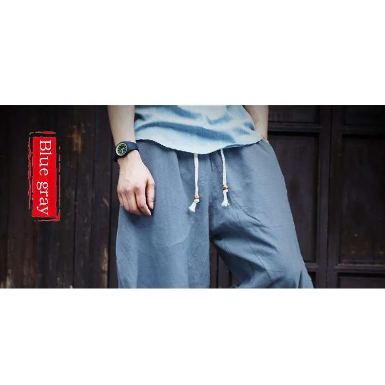 Linen Loose Harem Pants