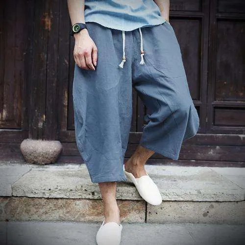 Linen Loose Harem Pants