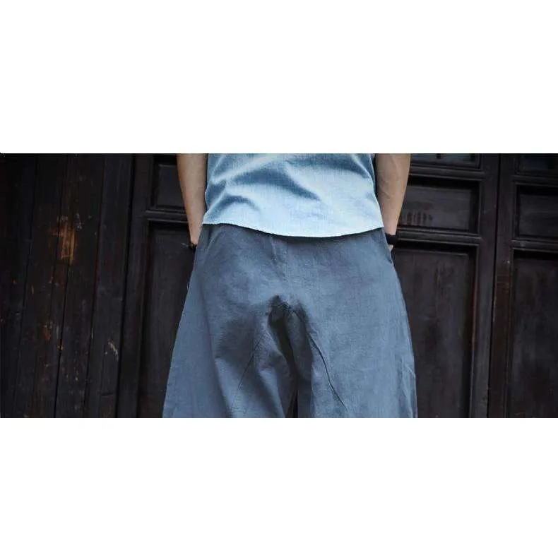 Linen Loose Harem Pants