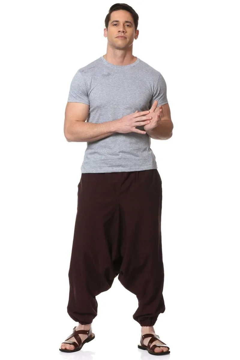 Men's Harem Pack of 2 | Black & Maroon | Fits Waist Sizes 28 to 36 Inches