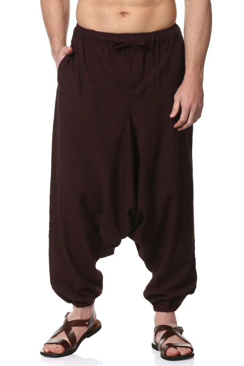 Men's Harem Pack of 2 | Black & Maroon | Fits Waist Sizes 28 to 36 Inches