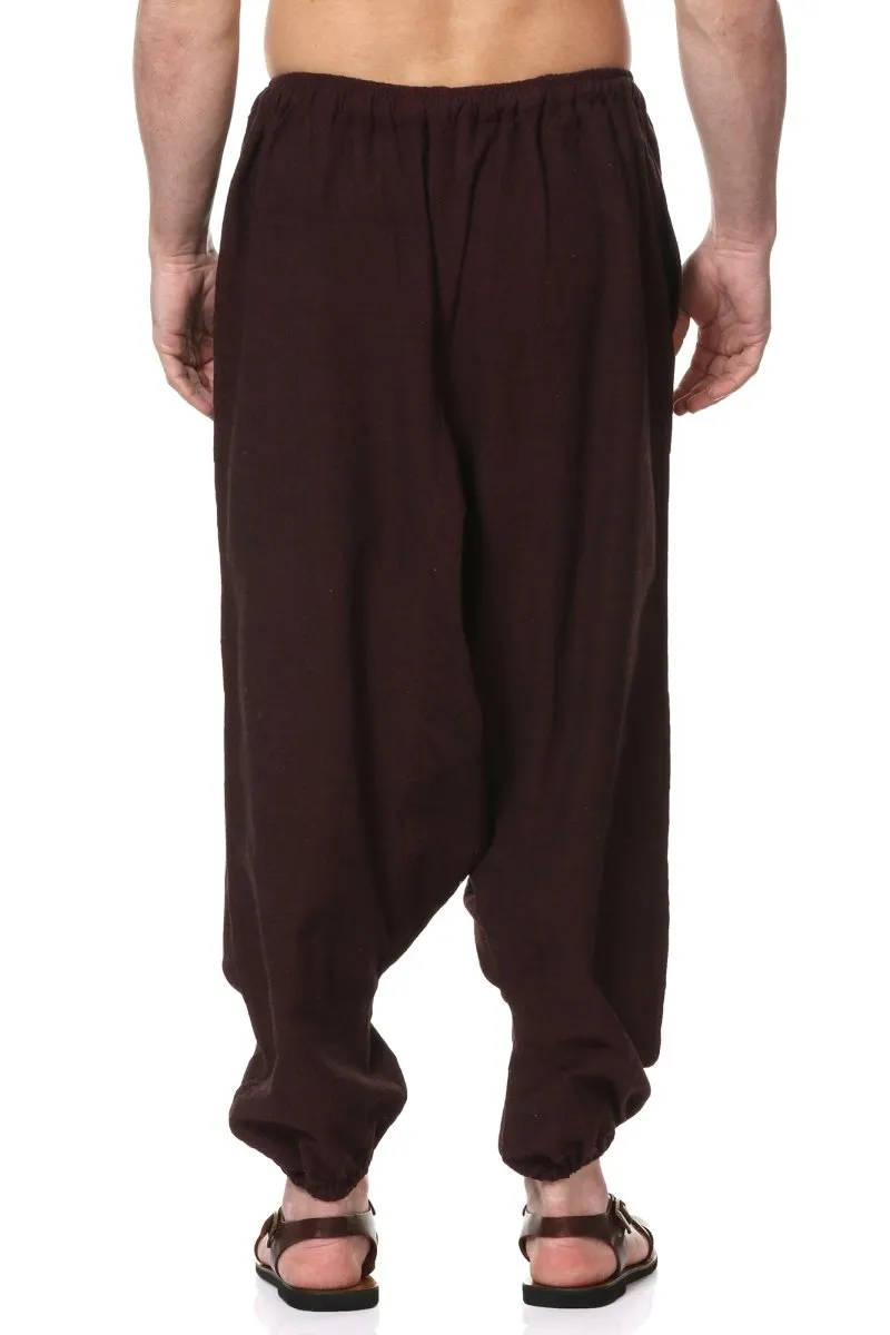 Men's Harem Pack of 2 | Black & Maroon | Fits Waist Sizes 28 to 36 Inches