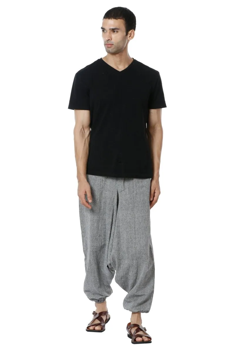 Men's Harem Pants | Grey | Fits Waist Size 28" to 36"