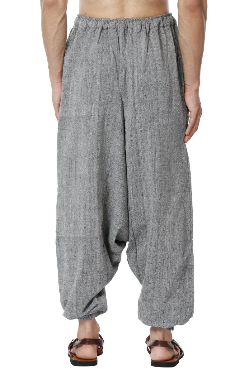 Men's Harem Pants | Grey | Fits Waist Size 28" to 36"