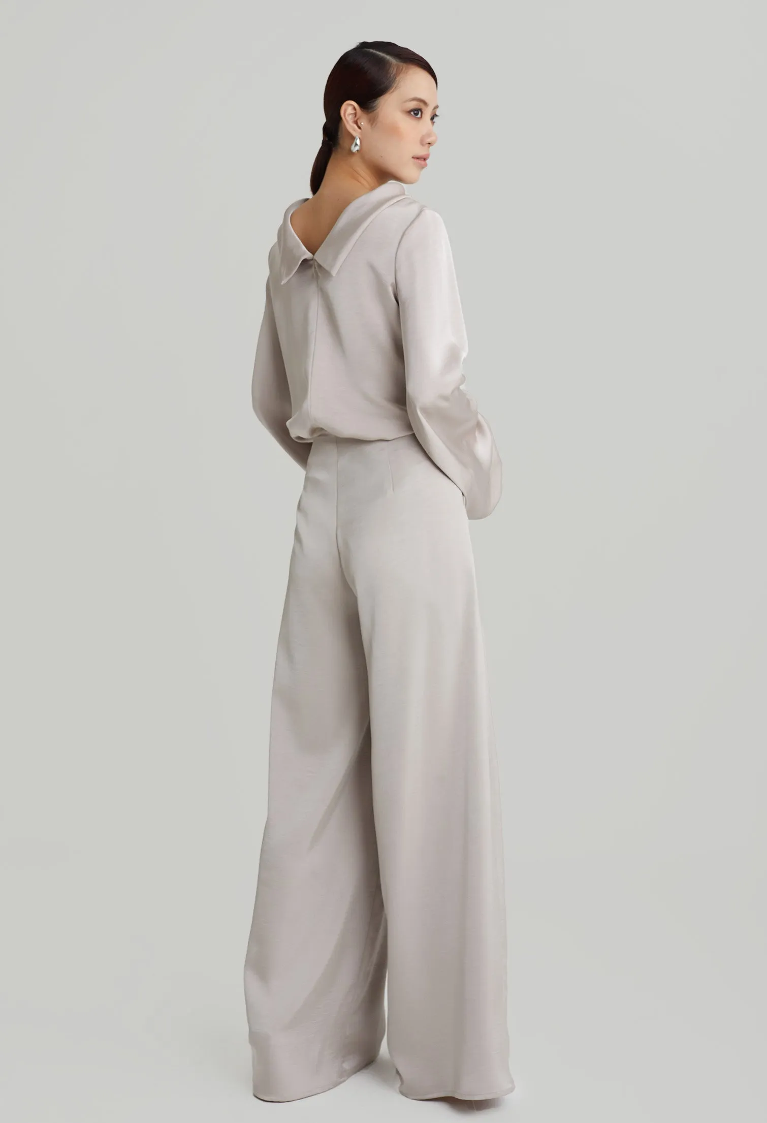 nichii X NURITA HARITH Timeless Flowy Wide Leg Palazzo Pants