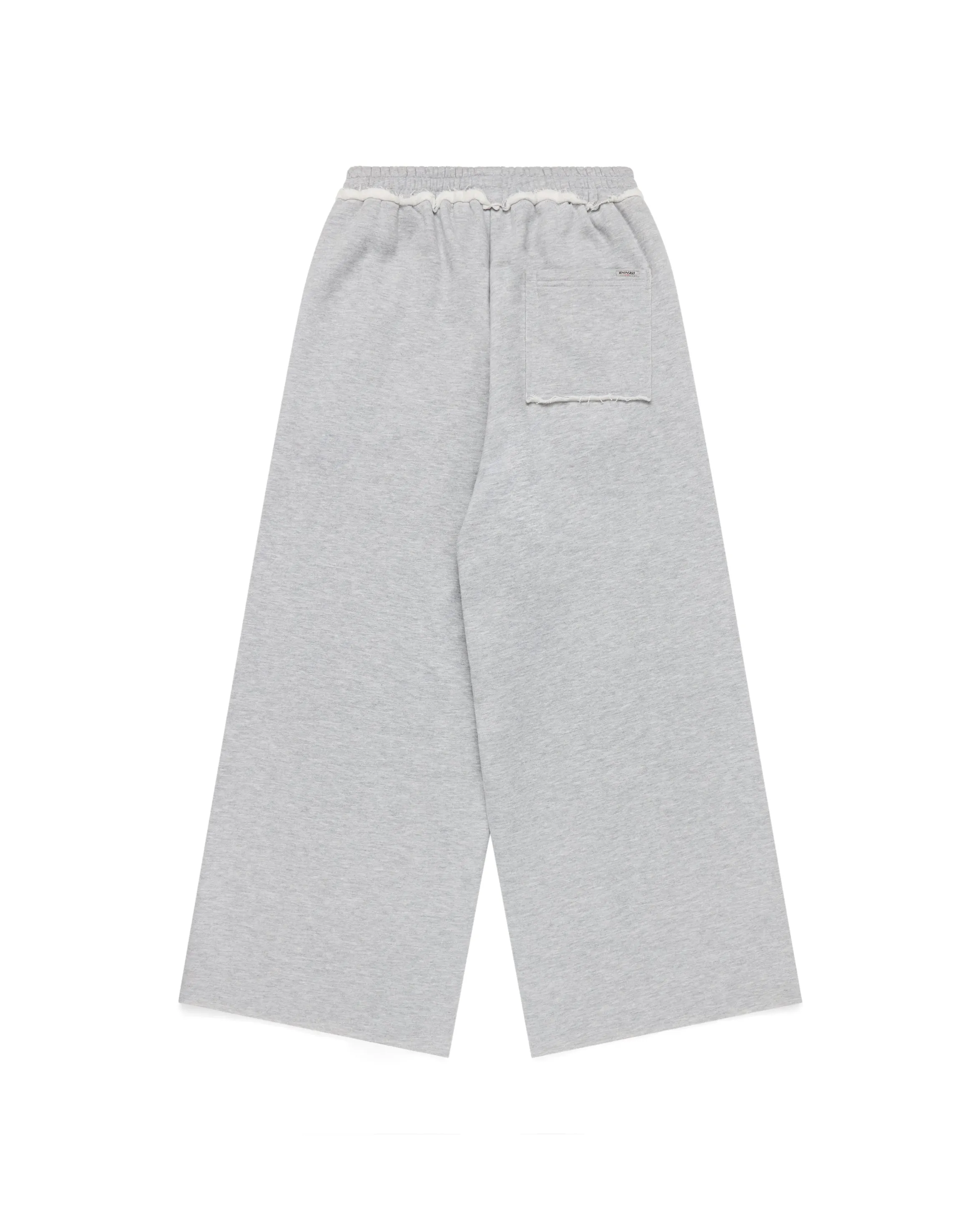 Nichijō Wide Leg Light Grey Cotton Sweatpants