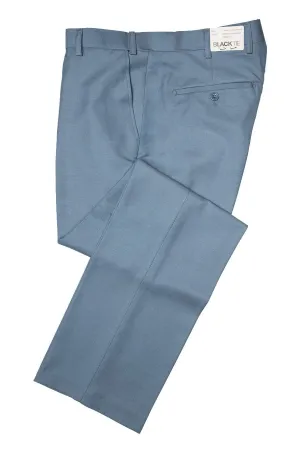 "Bradley" Light Blue Luxury Wool Blend Suit Pants - Unhemmed