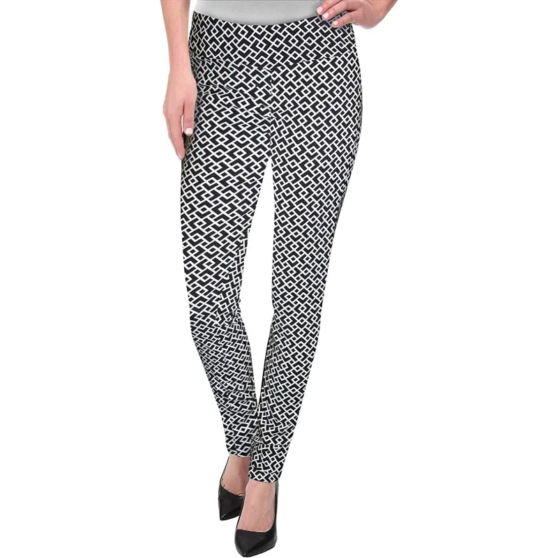 Regular Fit Skinny Leggings With Print For Women