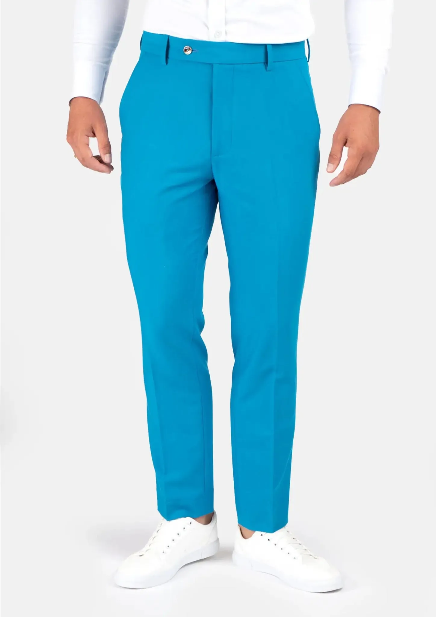 Sapphire Blue Stretch Pants