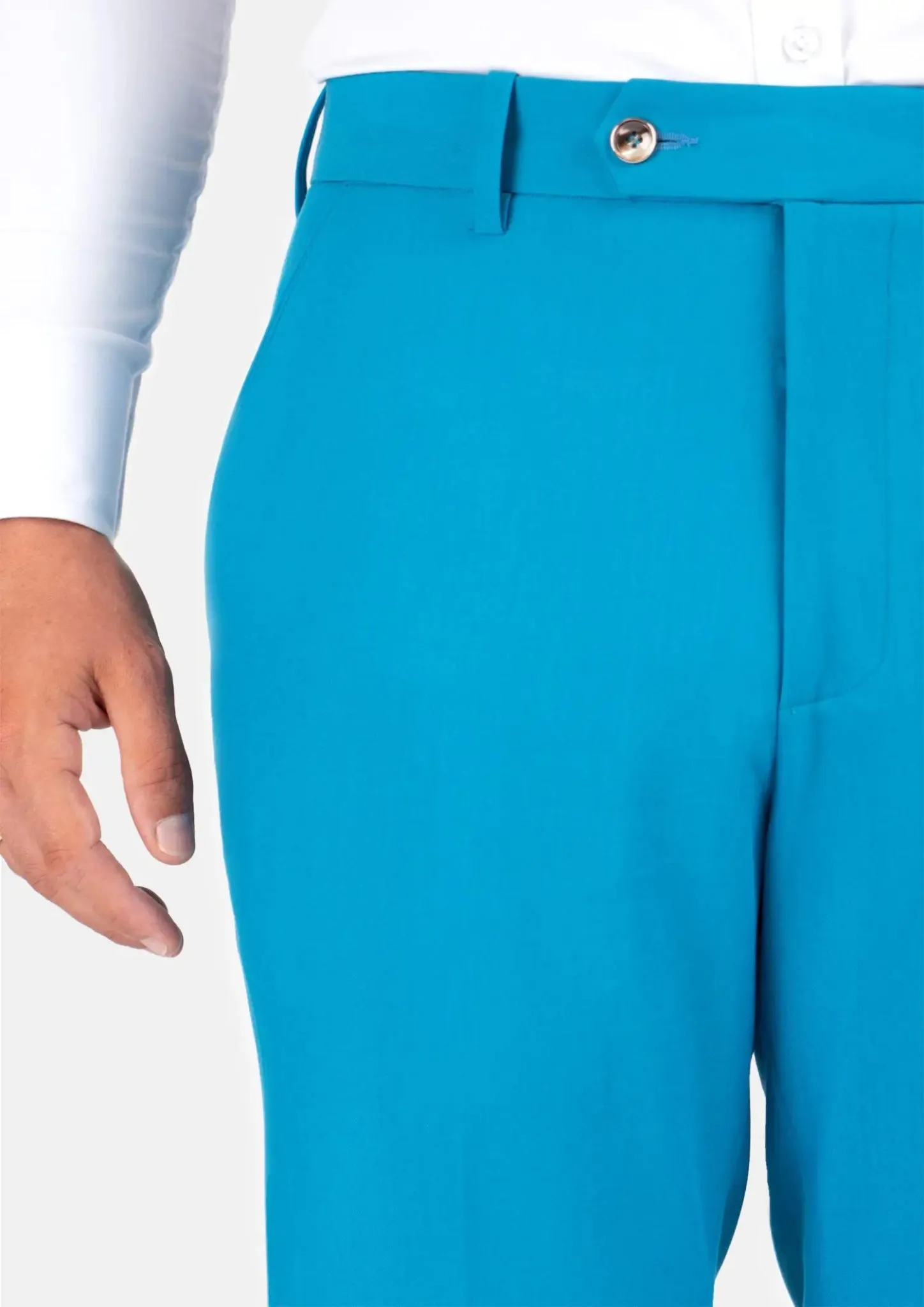 Sapphire Blue Stretch Pants