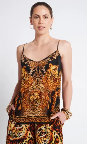 Silk Cami Top Golden Lady