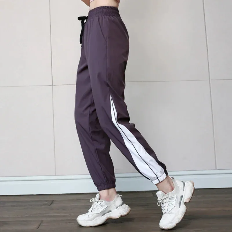 Straight Leg Athletic Drawstring Sweatpant with Tie Waist