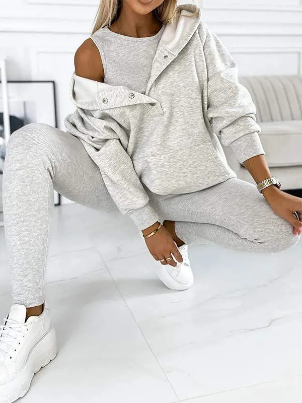 Sutton - Comfortable Sweatshirt Suit