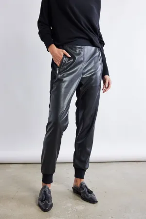 The Best Vegan Leather Combo Jogger