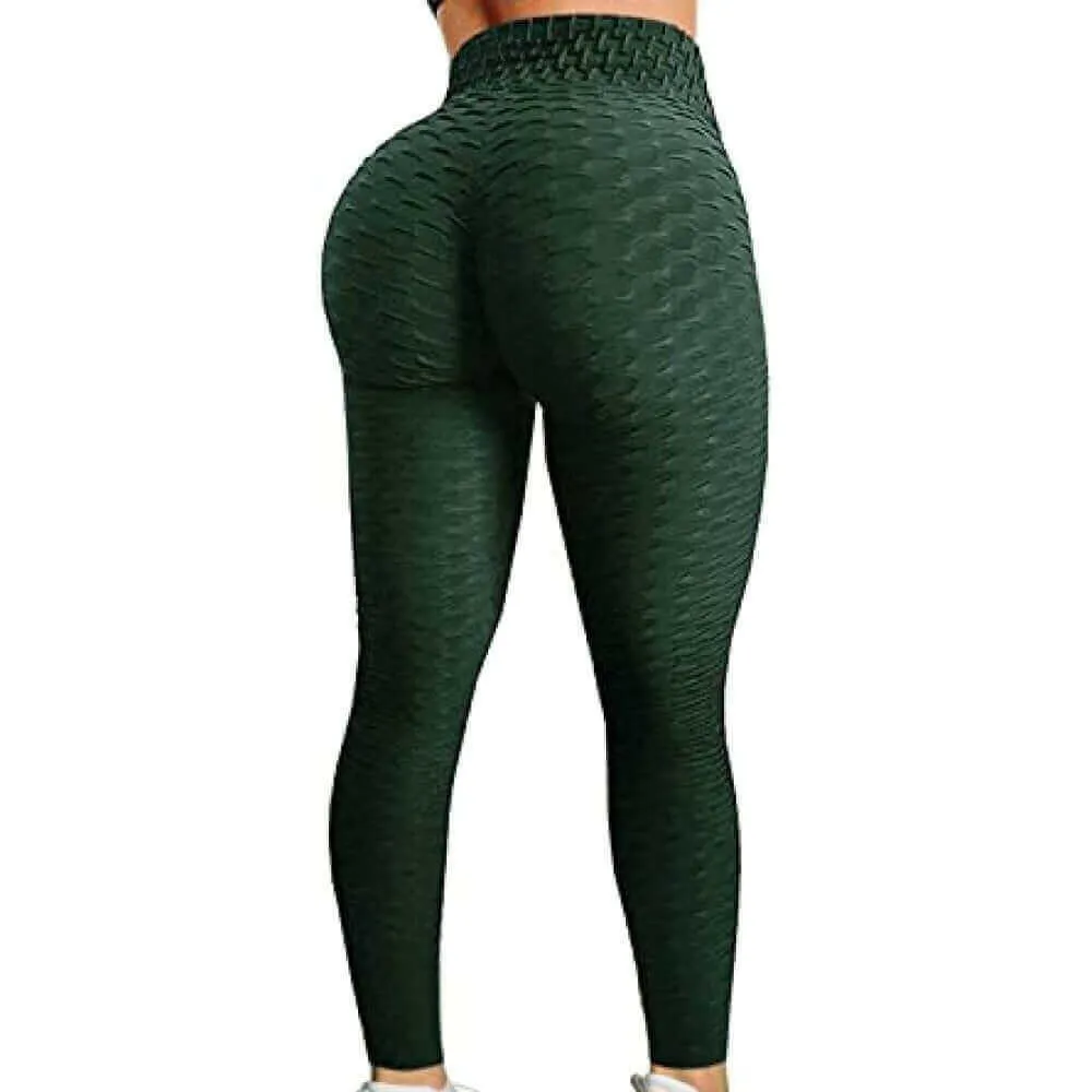 Women Yoga Pants High Waist Butt Lifting Workout Running Legging Tight